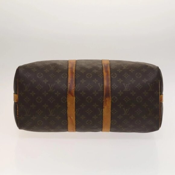 LOUIS VUITTON Monogram Keepall Bandouliere 45 Boston Bag M41418 LV Auth 131247 - Picture 5 of 16